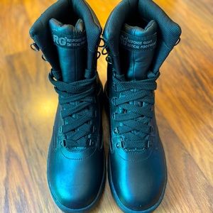 Response Gear Men 1026 Black Leather Tactical Boot